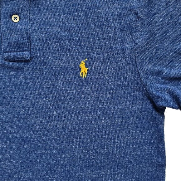 Polo Ralph Lauren Slim Fit 100% Cotton Polo Shirt Royal Blue Size M - Picture 5 of 11